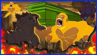 WHAT IF GODZILLA vs KONG ENDED LIKE THIS   Coffin Dance Song Meme Cover
