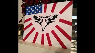 Eagle Face American Flag Sign Art - Carbide Create - Shapeoko CNC