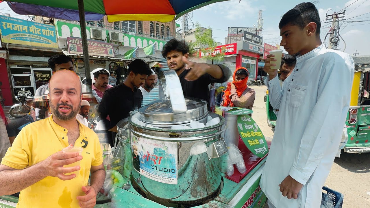 जोधपुर में Delhi Ka Famous Unique Nimbu Shikanji Wala | Street Food India | Jodhpur Street Food