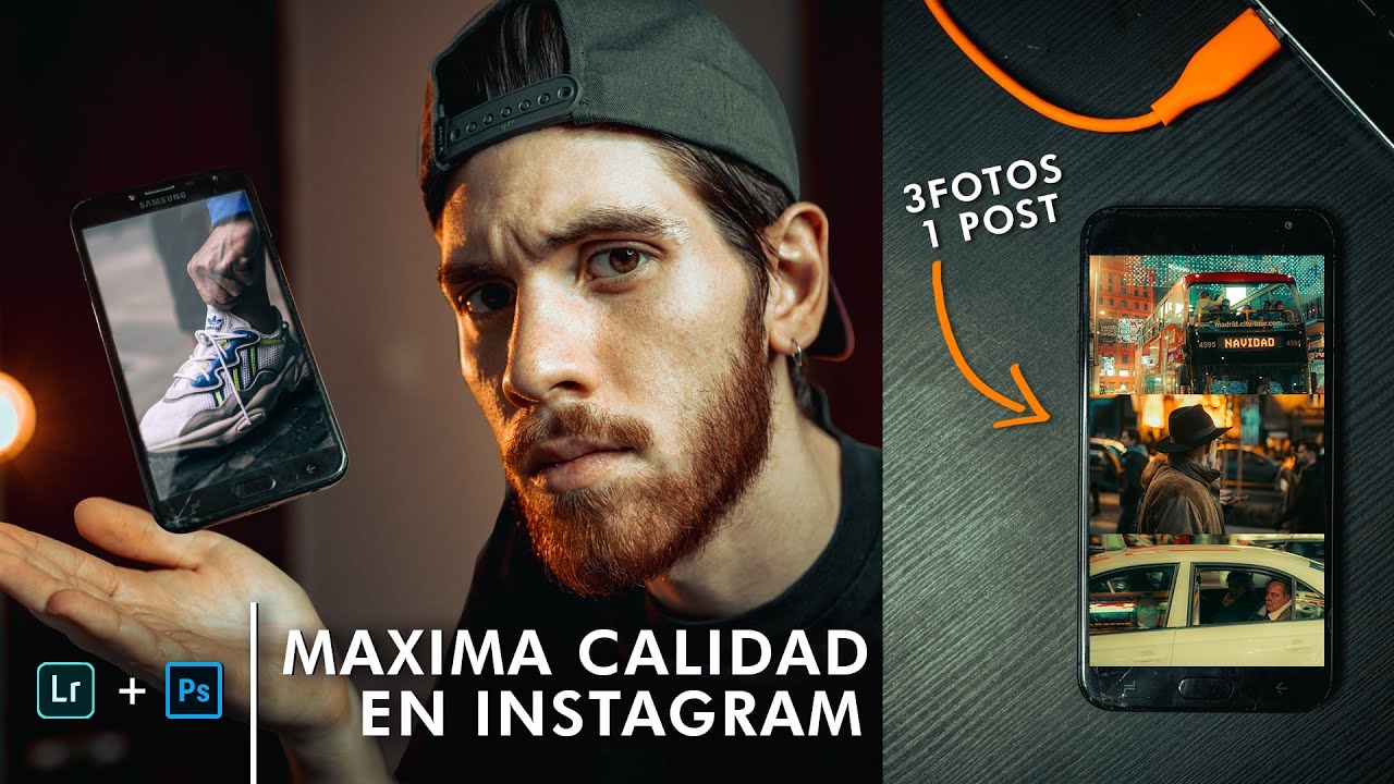 Como subir FOTOS a INSTAGRAm en ALTA CALIDAD/ + tutorial 3 fotos en 1