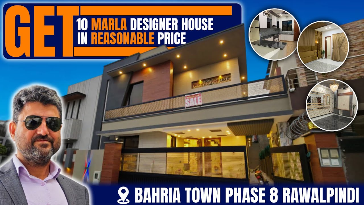 Beautifully Designed 10 Marla House You Can Feel at Home In Bahria Town Phase 8 Rawalpindi