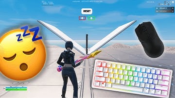 ASMR 😴 1v1 Build fight gameplay (Fortnite KBM ASMR)