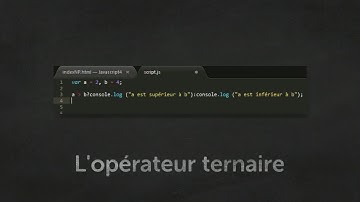 Javascript - Les structures conditionnelles 2 (avec exercice J5)
