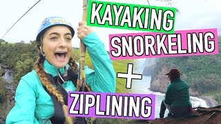 GOT STUCK ON A ZIPLINE FIRST TIME ZIPLINING!