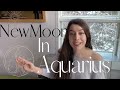 New Moon Aquarius ♒️ - How to harness the energies and what to MANIFEST!