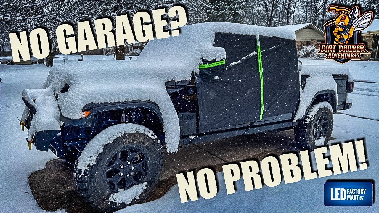 Cab cover saves the day!