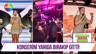 Demet Akalın'ın konserde yaşadığı talihsiz olay!