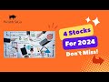 4 Portfolio Stocks for 2024! 🎁 Choose your pick!