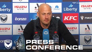 Ruben Zadkovich | Post Match Press Conference | Melbourne Victory vs Brisbane Roar