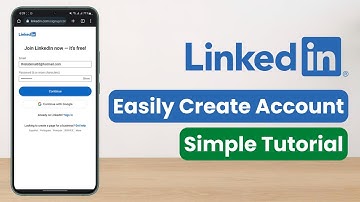 How to Create LinkedIn Account - Short Guide