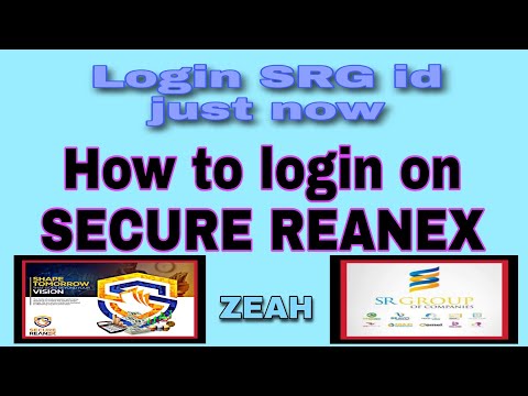 It's all about SECURE REANEX.... How to login SRG id on Secure Reanex