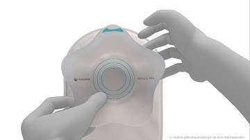 Instructie SenSura® Mio Convex Flip 1 delig open