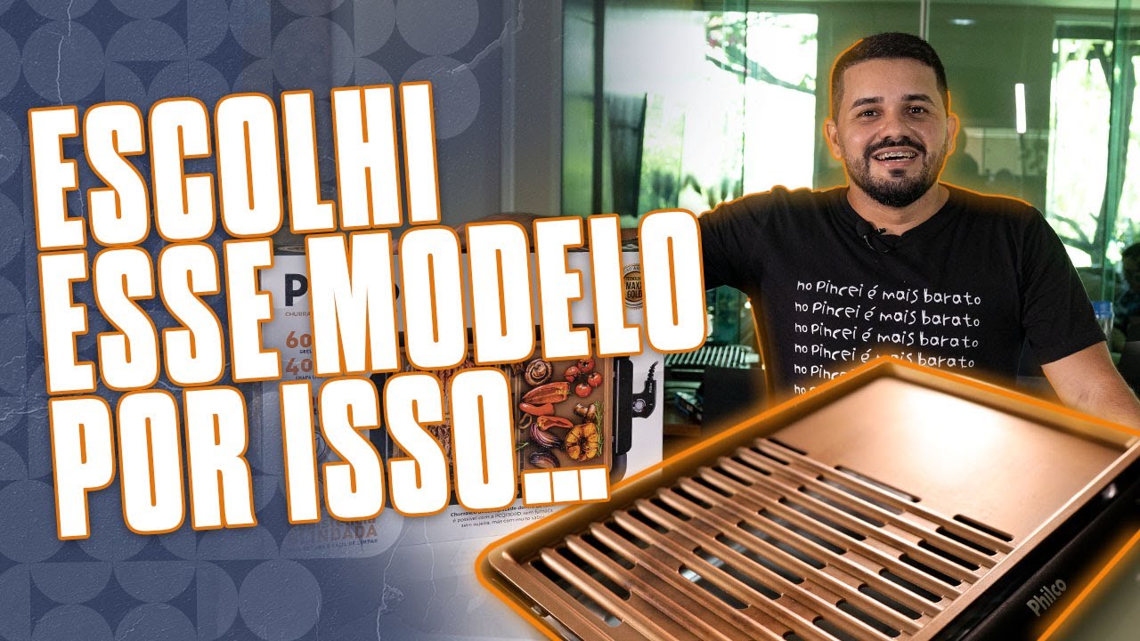 Churrasco na Churrasqueira Elétrica Philco PCQ1500D - Grelha e Chapa - Churrasco sem fumaça! Confira