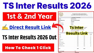 Ts Inter Result 2026 Out 🔴 How To Check Ts Inter Result 2026 | Ts Inter Results 2026 1st &amp; 2nd