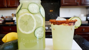 How to make THE BEST Fresh Cucumber Lemonade (Agua Fresca)