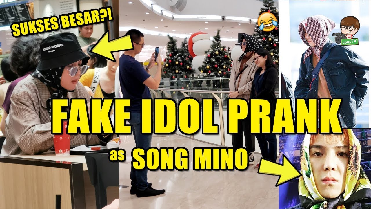 Fake Kpop Idol Prank As Song Mino Winner Epic Youtube