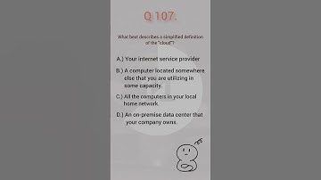 AWS cloud practitioner question - 107 | aws certification question #shorts #shortsfeed #viral