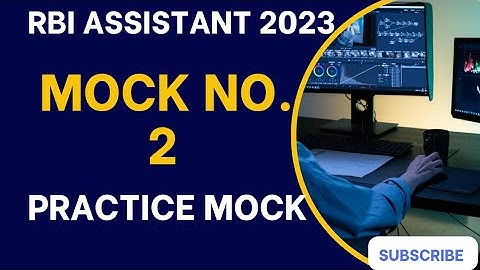 Rbi Assistant Mock 2 || Practice Mock || Rbi Assistant Preparation || Rbi Assistant Quant Strategy