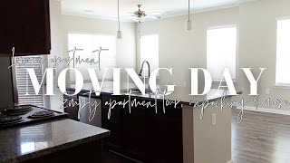 IT'S MOVING DAY EP:4 | Luxury empty apartment tour, unpacking, moving furniture, loading truck…