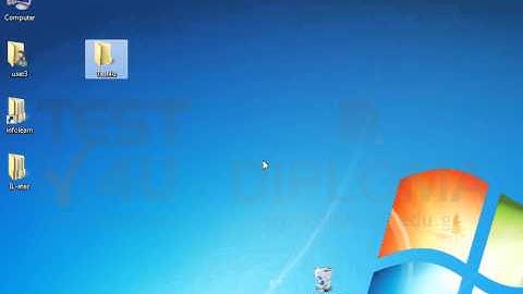 Create the following folder structure on your desktop: