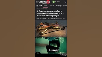 AI Drone Beats Human Pilot in Abu Dhabi Race | Game-Changer for Autonomous Tech! #ai #robot #f1