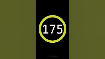 175 seconds Countdown Timer with Alarm #hd #new