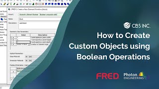 How to Create Custom Objects Using Boolean Operations