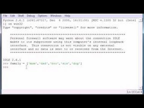Python Programming Tutorial - 9 - Sequences and Lists