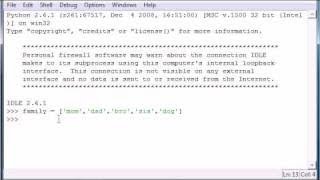 Python Programming Tutorial - 9 - Sequences and Lists