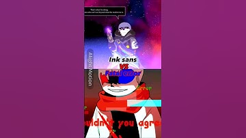 Ink sans Vs Fatal error #inksans #fatalerror #1v1 #undertale #fyp #shorts