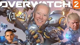 AI Presidents play Overwatch 2 (1-4)