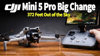 Big Change Mini 5 Pro Performs! It Fell 372 Feet Out of the Sky.