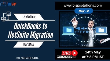 QuickBooks to NetSuite Migration | How to Migrate Data from QuickBooks to NetSuite  @bispsolutions