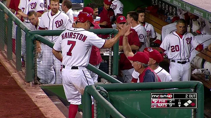 PHI@WSH: Harper scores Hairston with an RBI single