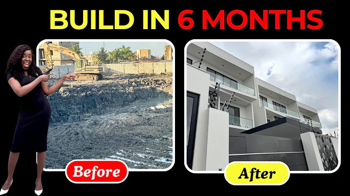How to Build a Luxury House in Ghana in 6 Months | Complete Before & After construction