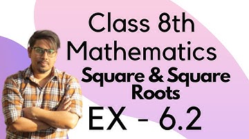 squares and square roots class 8 Exercise 6.2