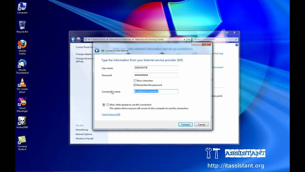 Update How to configure a PPPoE connection on windows