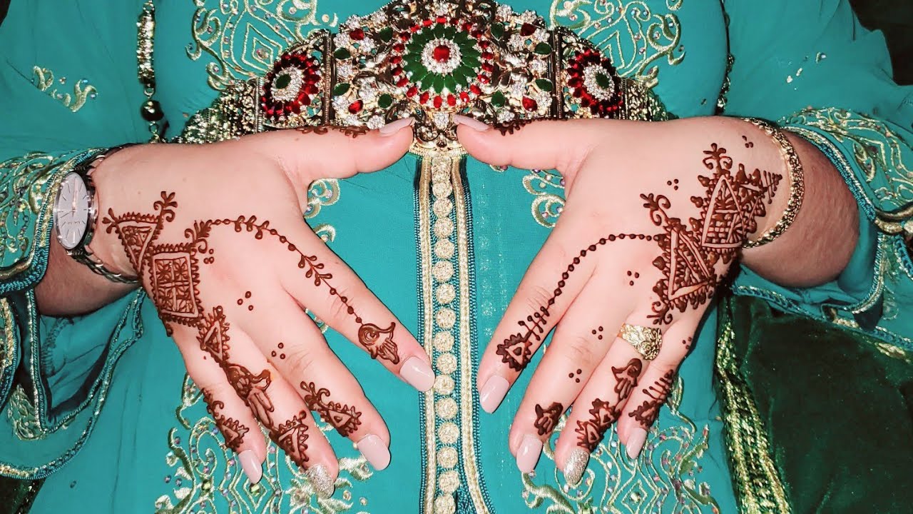 Moroccan Baby Shower Henna تنكاف و حناء السبع شهر Youtube