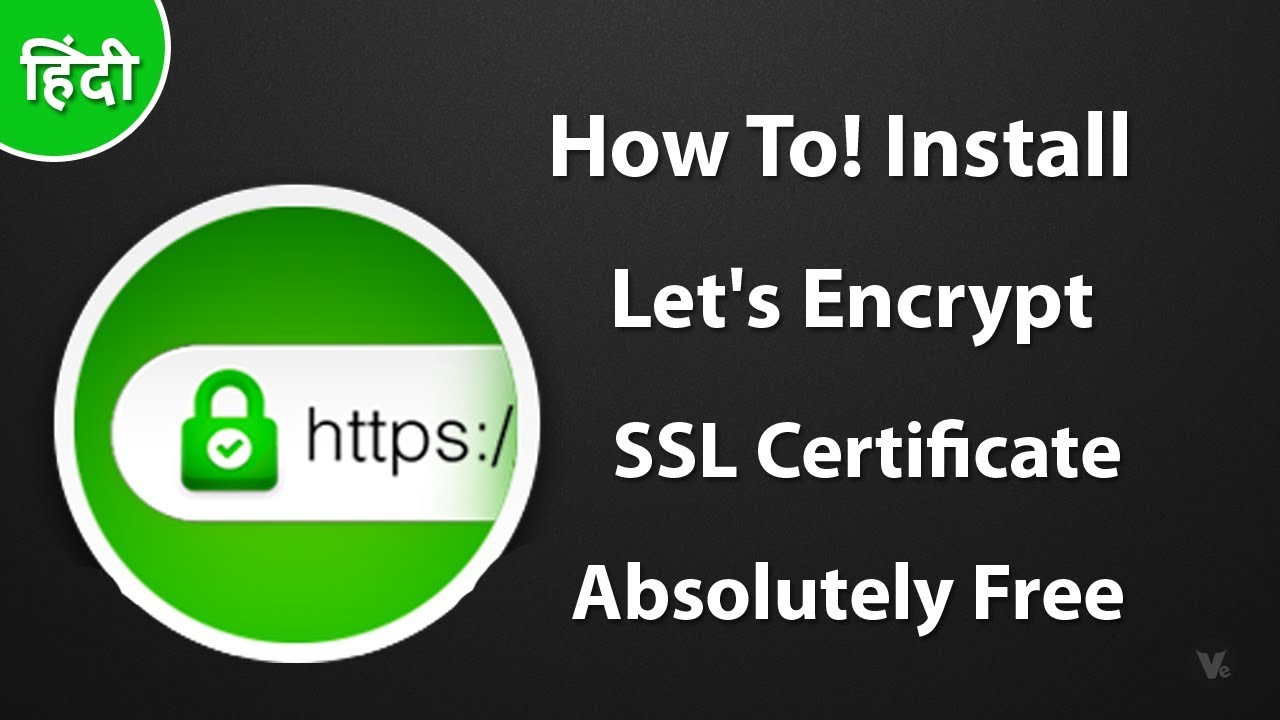 How to Install Let's Encrypt Free SSL Certificate 2017 - YouTube