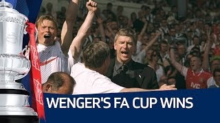 ARSENE WENGER'S FA CUP WINS: Highlights of Arsenal's 4 Final wins under Wenger