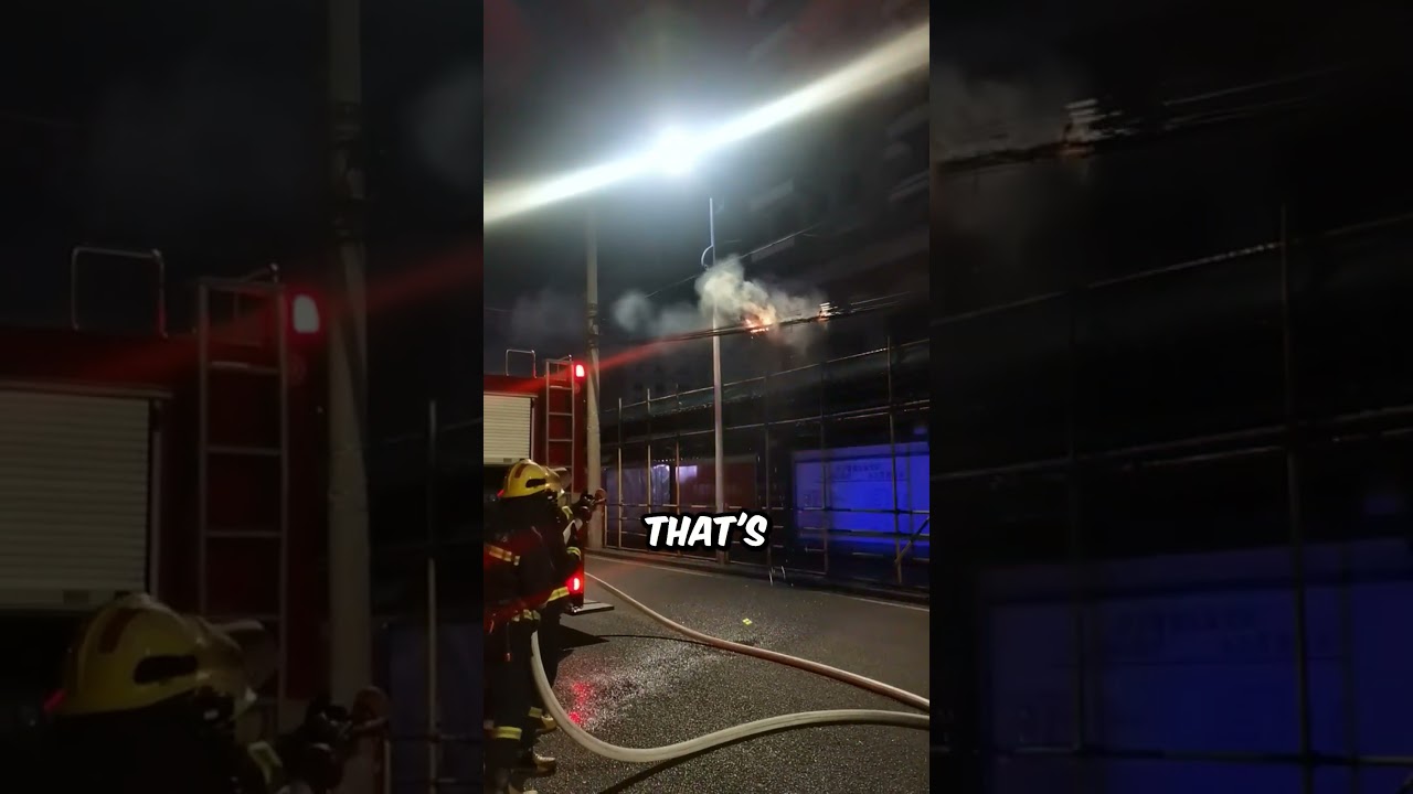 Как безопасно потушить электрический пожар (@GX) 