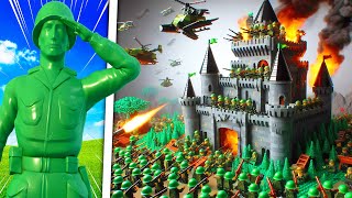 Green Army Men Siege of LEGO FORTRESS...
