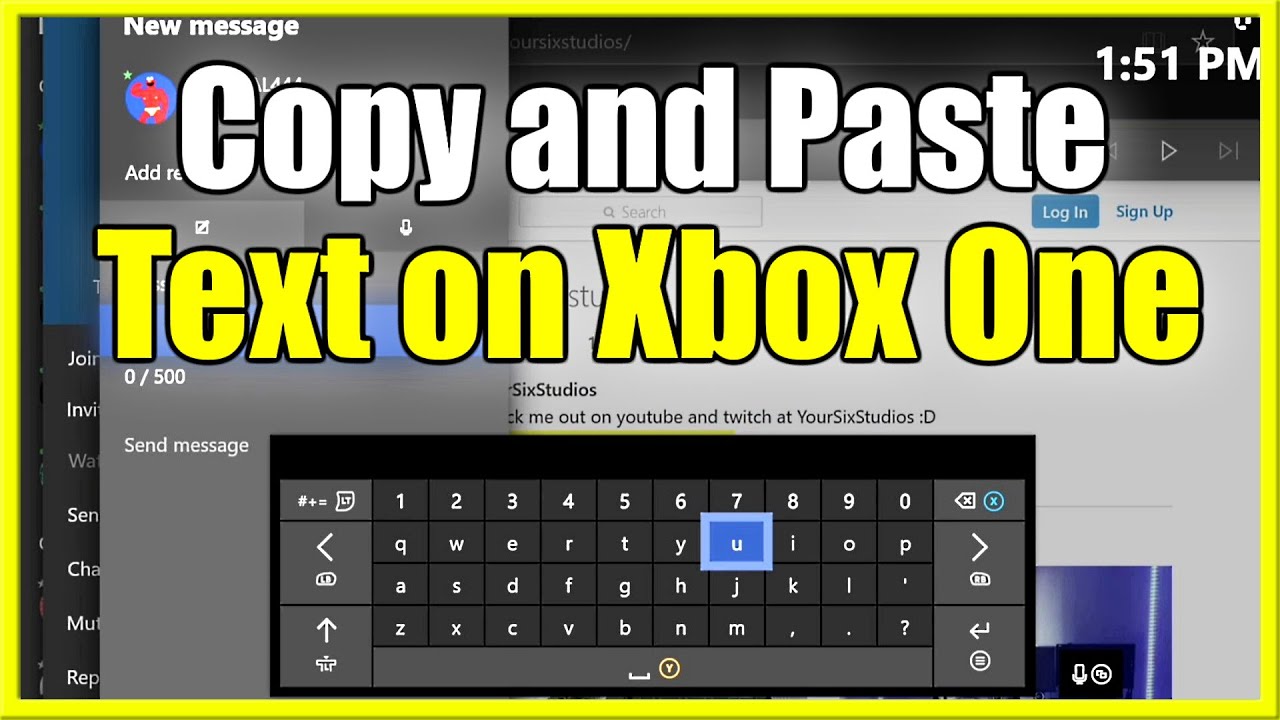 How to Copy and Paste Text On Xbox One (Best Method!) YouTube