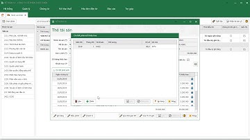 Kế toán TSCĐ & CCDC - Thiết lập phân bổ khấu hao trên thẻ tài sản