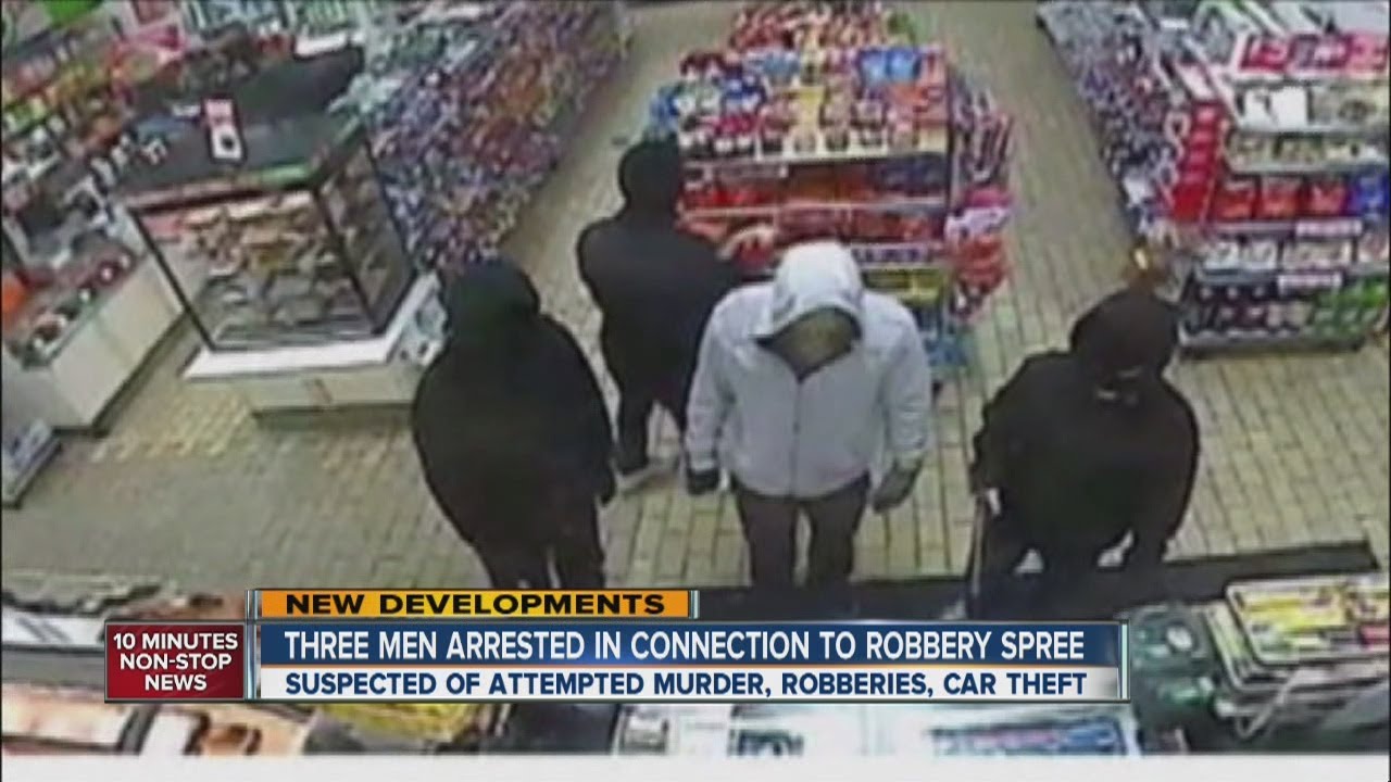3 men arrested in connection to robbery spree - YouTube