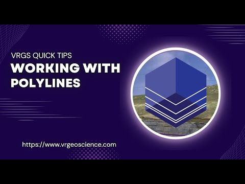 Digital Outcrop Model interpretation using polylines in VRGS