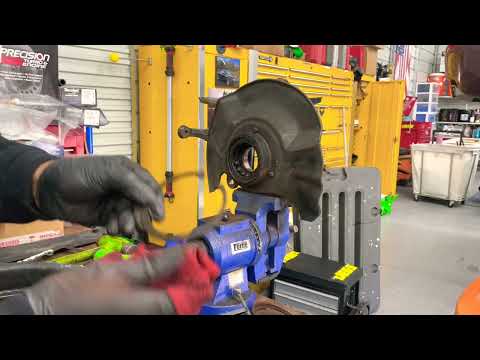 HOW TO REPLACE FRONT WHEEL BEARING ON A 2012 ACURA TL