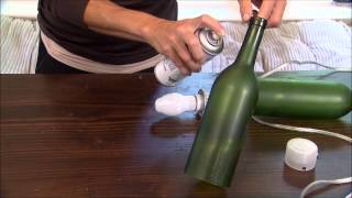 Shannon shows you how to take the wine bottle out of the recycling bin--and upcycle it into a fashionable light kit.