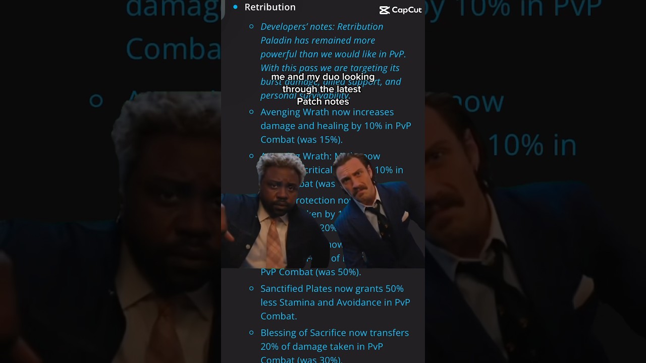 World of Warcraft patch notes looking spicy!!! 