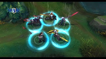 LoL - Project Skins Group Recall - Zed/Lucian/Leona/Fiora/Master YI - PBE Patch 5.17